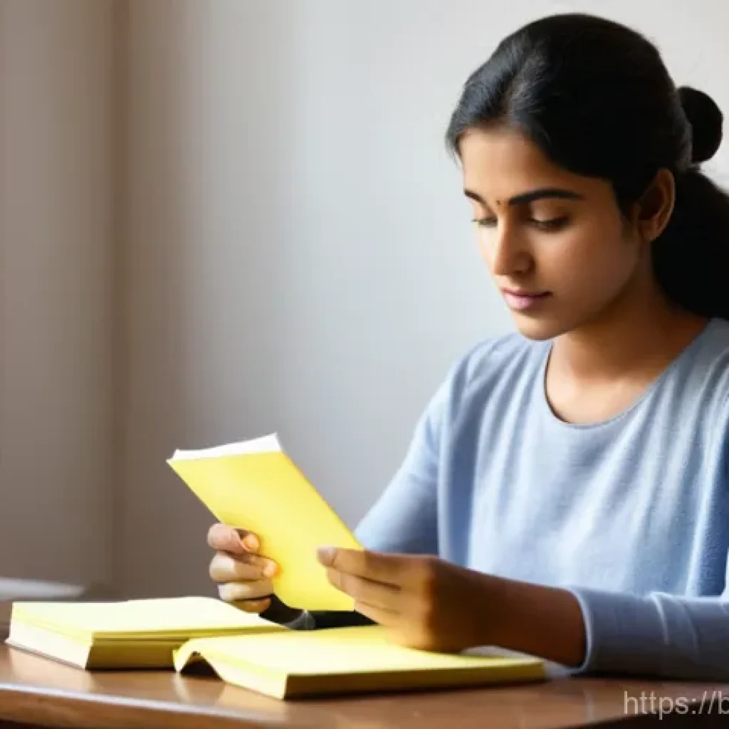 공무원 시험 복습 플랜 짜는 법 - **Prompt:** A young, focused Bengali woman in her early twenties, sitting at a well-organized study ...