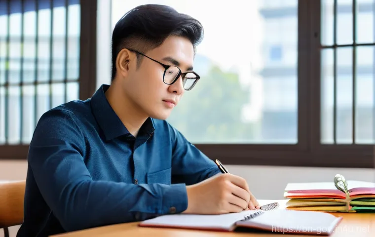 공무원 시험과 관련된 주요 성공 사례 분석 - **"Diligent Government Job Aspirant Planning Study"**
    A young adult, appearing to be in their mi...